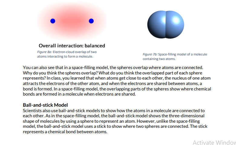  Investigation 3 Activity 3 3.2: Same Molecules but Different Representations Scientists
