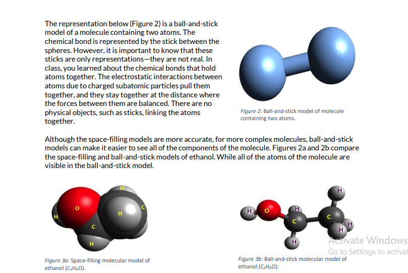 develop and use molecular models for a variety of reasons. One reason