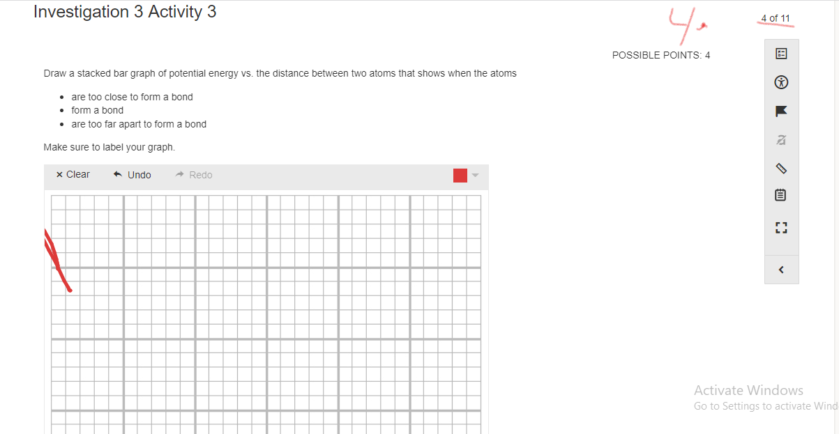 two atoms. You can also see that in a spacelling model, the