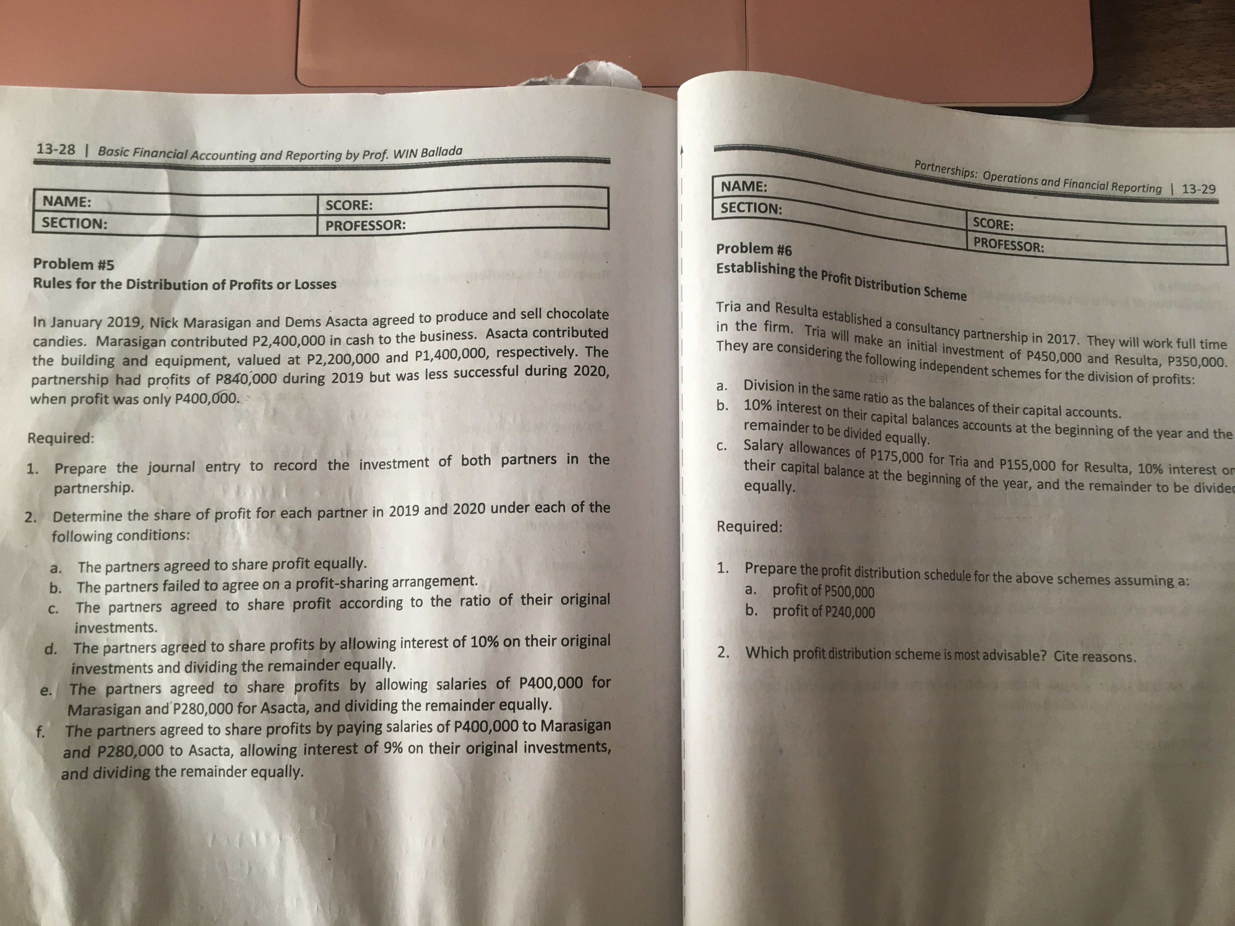 Chapter 13- 5 and 6Please provide solution and explanation for my guidance
