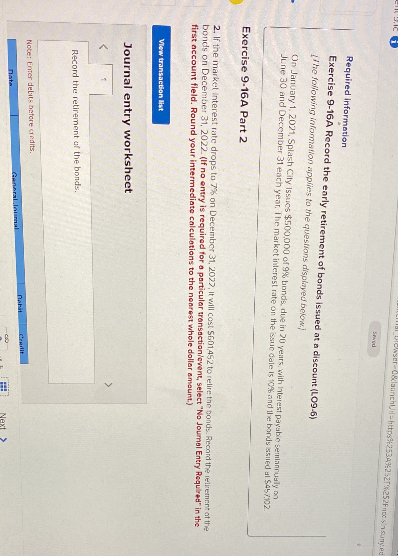 bonds issued at a discount (LO9-6) [The following information applies to the