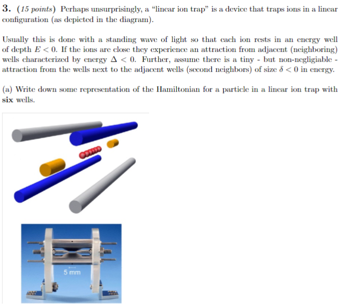 diagram). Usually this is done with a standing wave of light so