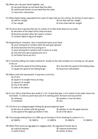 energy at Aj the top By the bottom. g halfway down. D)