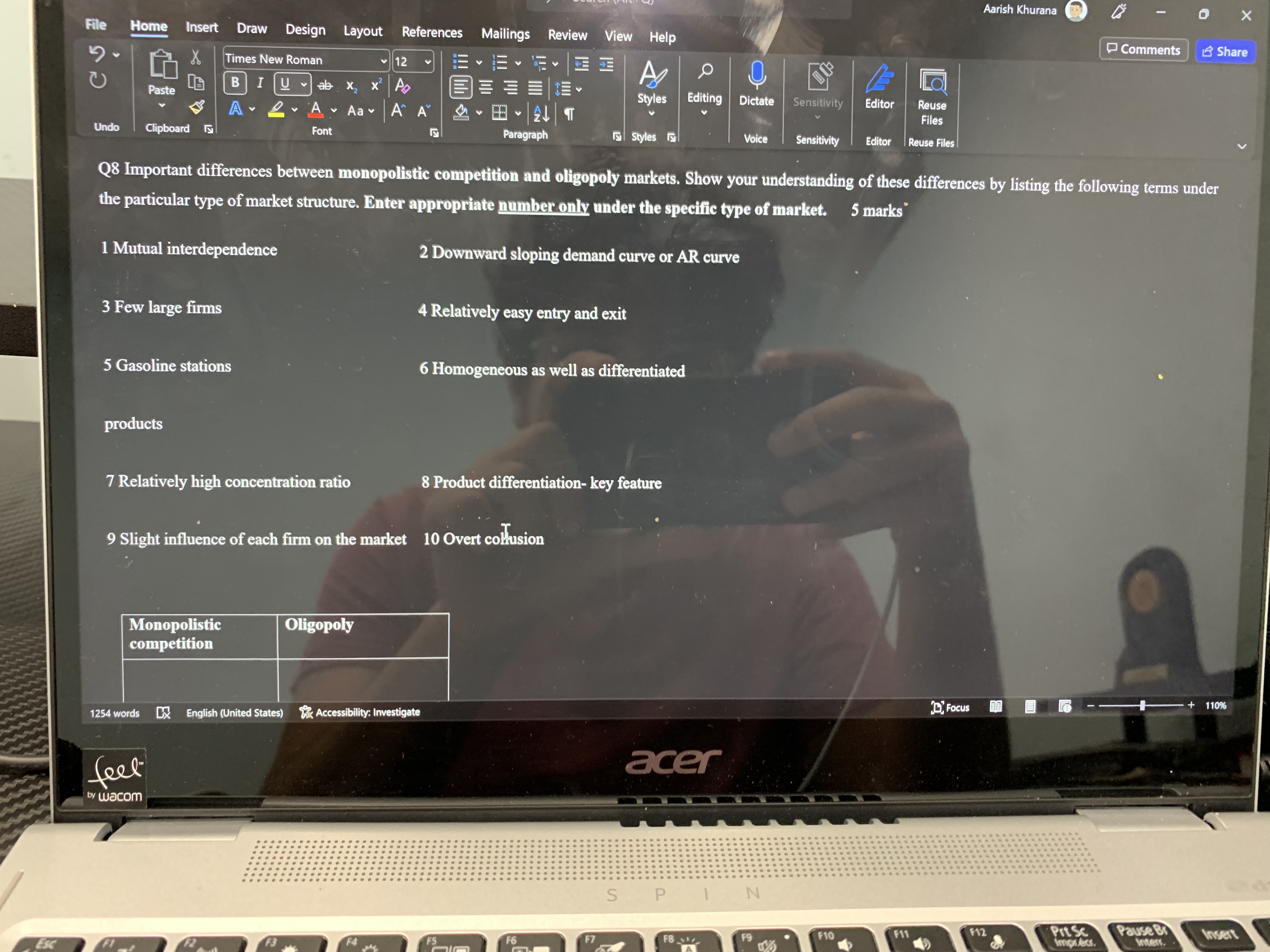 V v Files Undo Clipboard IS: Pavagraph ii Styles IS Voice Sensitivity