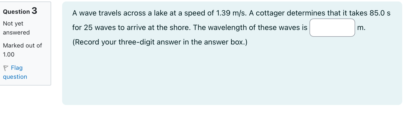 Question 7 Refer to the diagram below to answer this question. Not