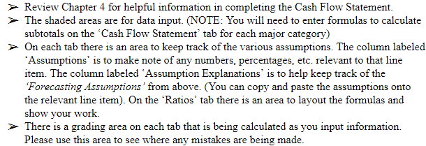 the purpose of this assignment, you will be relying on the directions