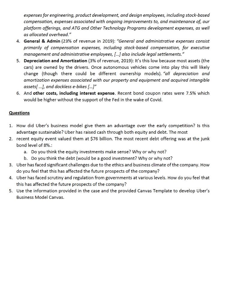 revenue in 2019): "General and administrative expenses consist primarily of compensation expenses,