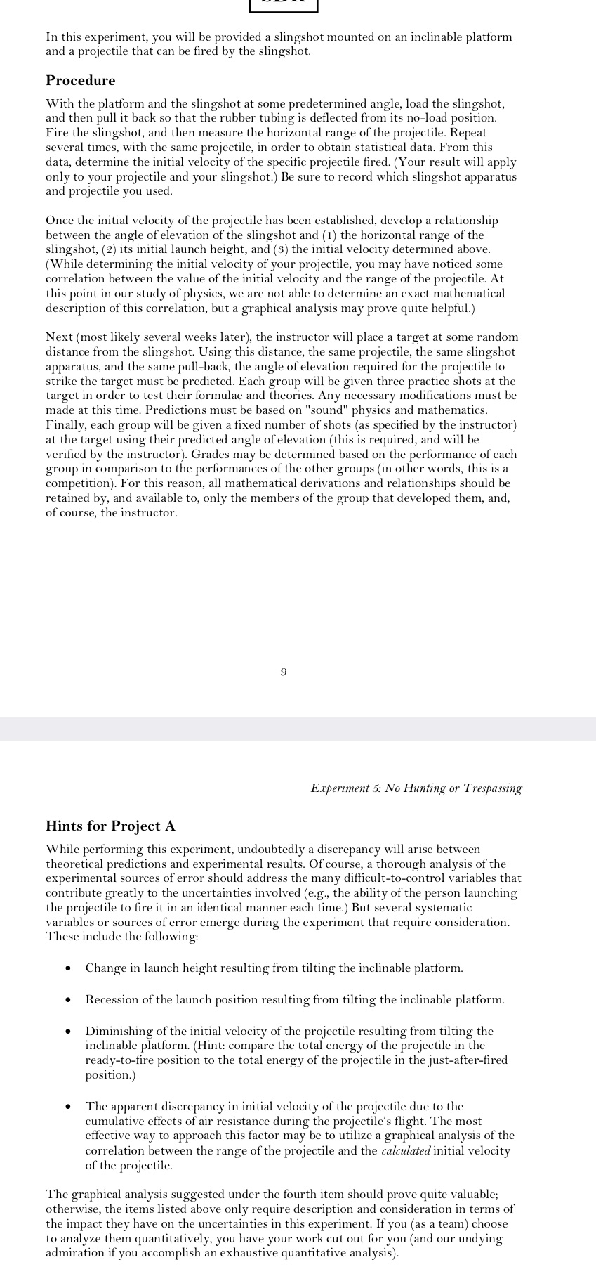 What could be the source errors for this experiment? L=~ In this