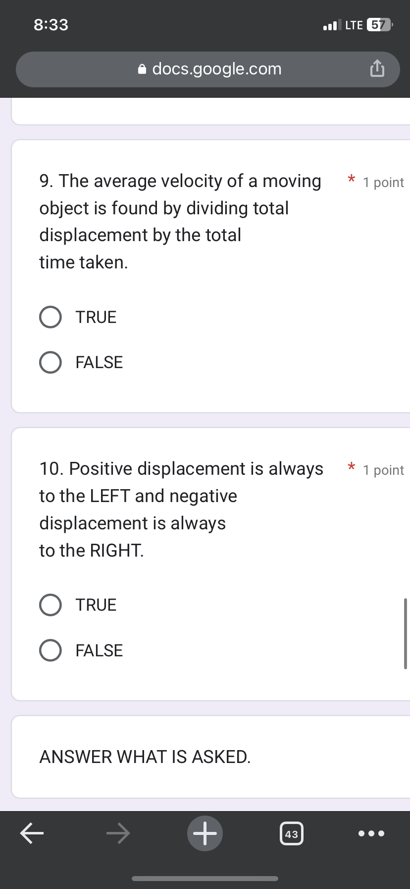 massive one will reach the ground rst. (air resistance is neglected) 8.