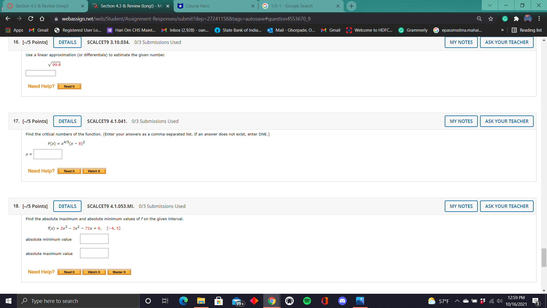 (long!) - M/ X *Course Hero X 1/5-1 - Google Search X