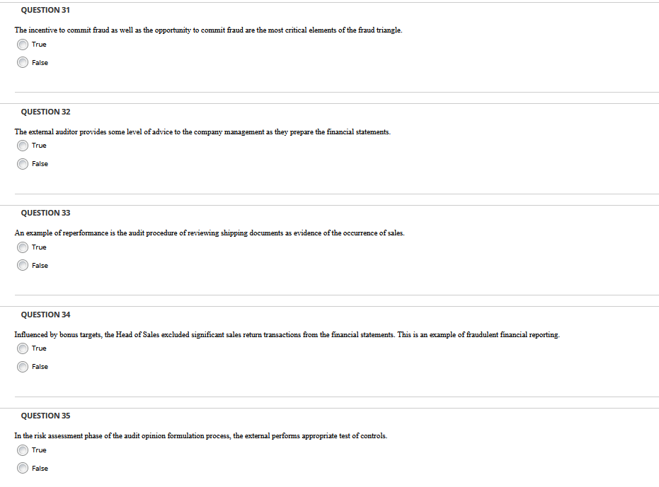 opportunity to commit fraud are the most critical elements of the fraud