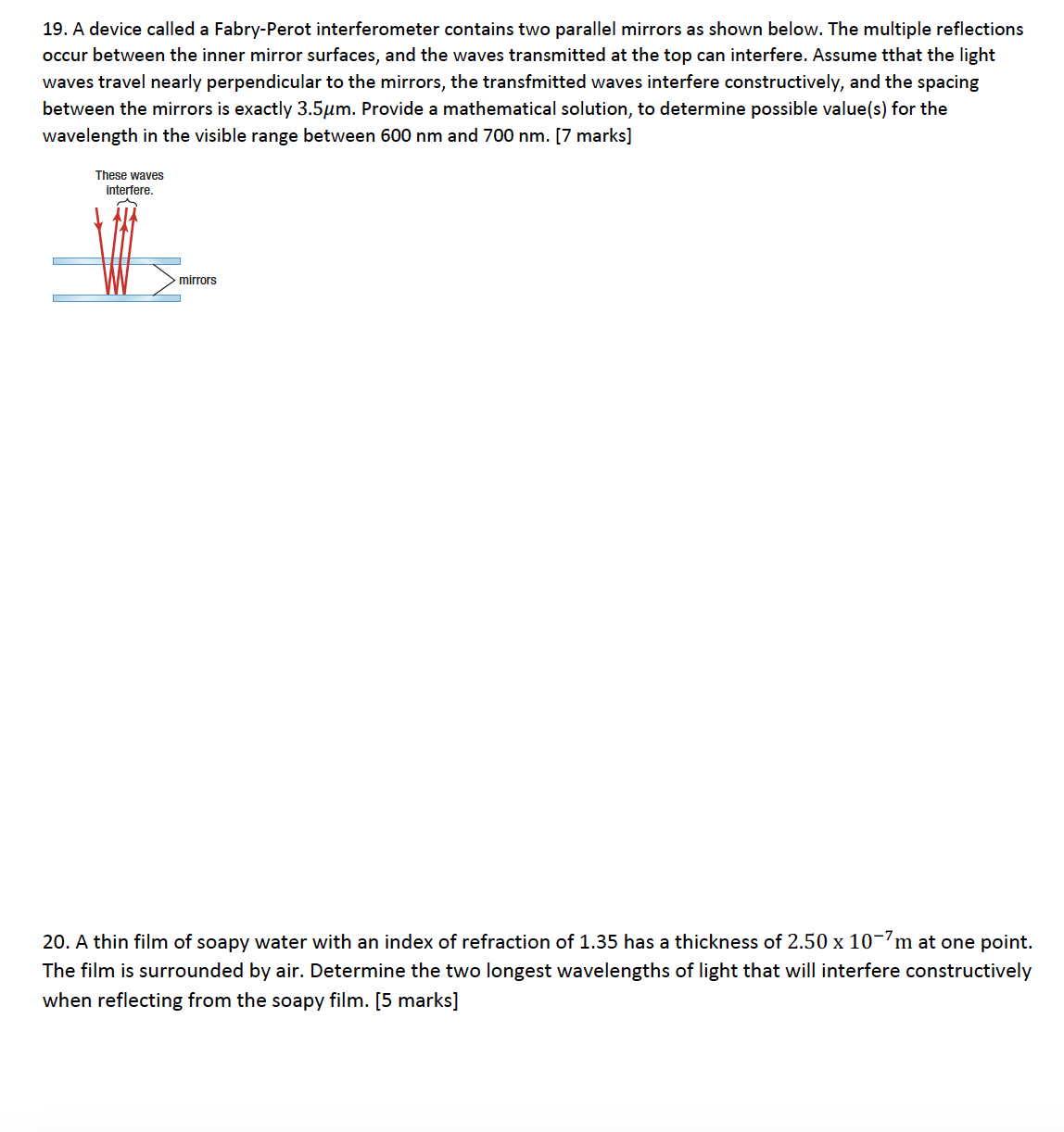 red light (index of refraction for air = 1.0003}. Calculate the angle