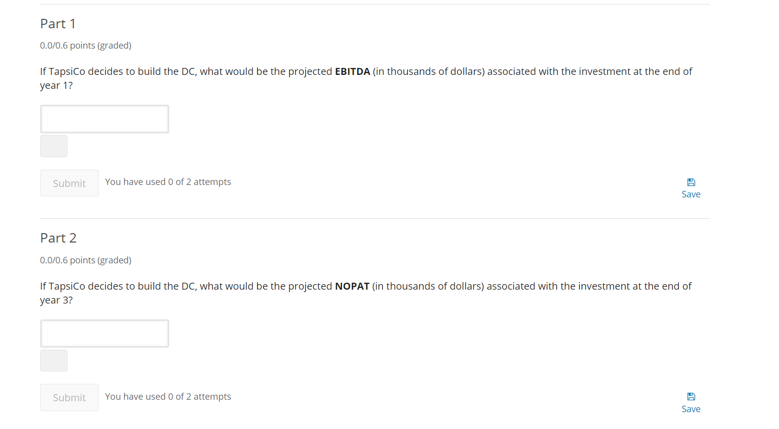  Graded Assignment 2: TapsiCo 0 points possible (ungraded) TapsiCo is a