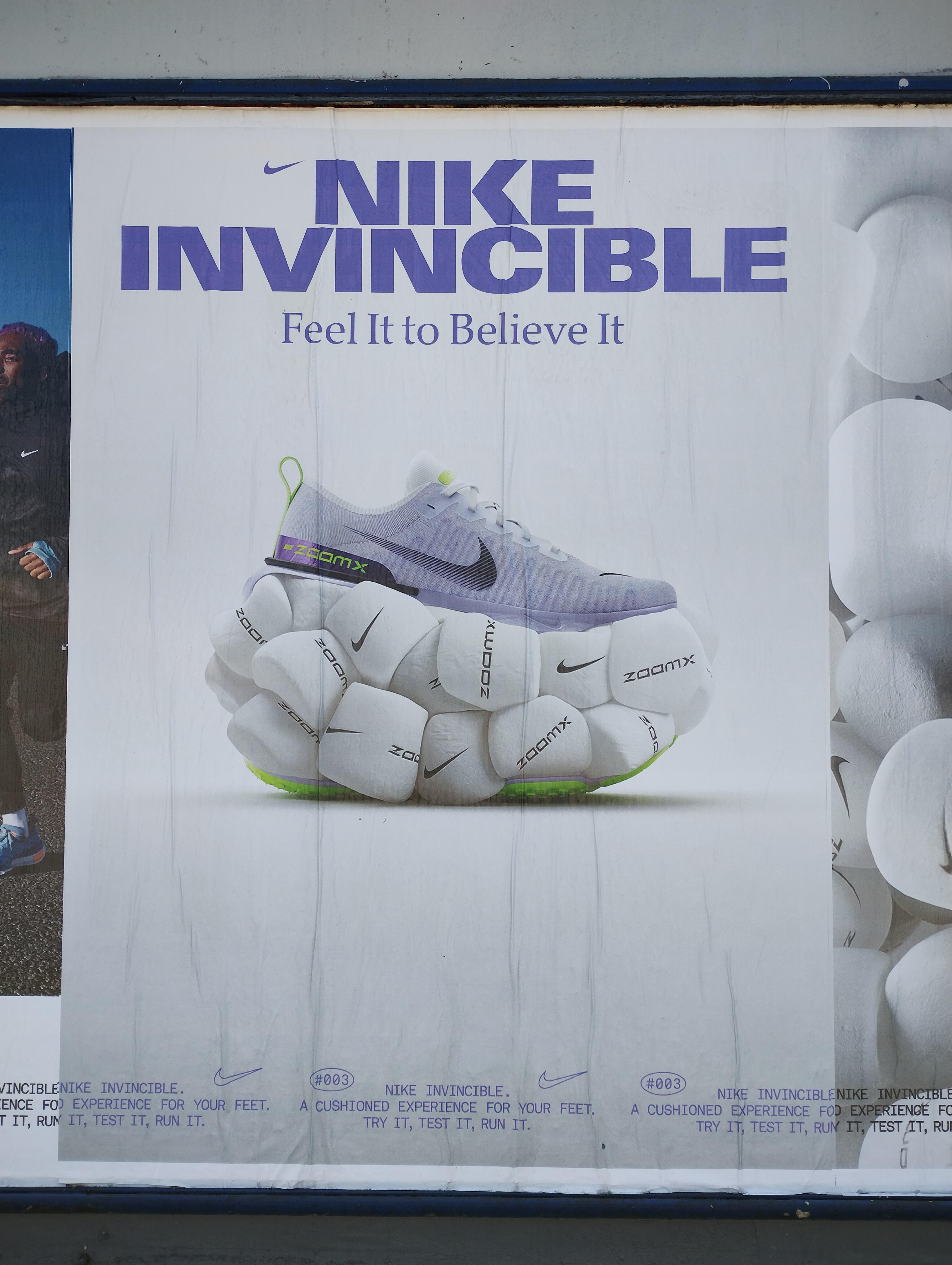 NIKE INVINCIBLE Feel It to Believe It (INCIBLENIKE INVINCIBLE. 'ENCE FO) EXPERIENCE