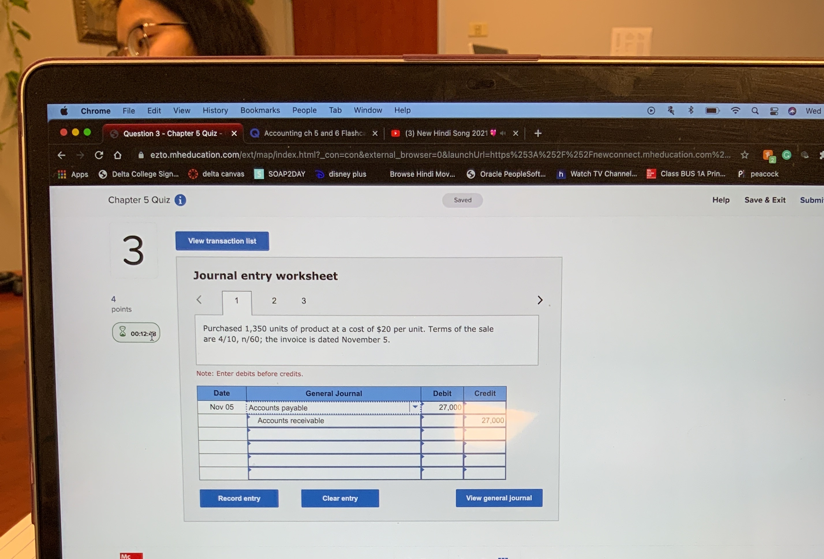  Chrome File Edit View History Bookmarks People Tab Window Help *