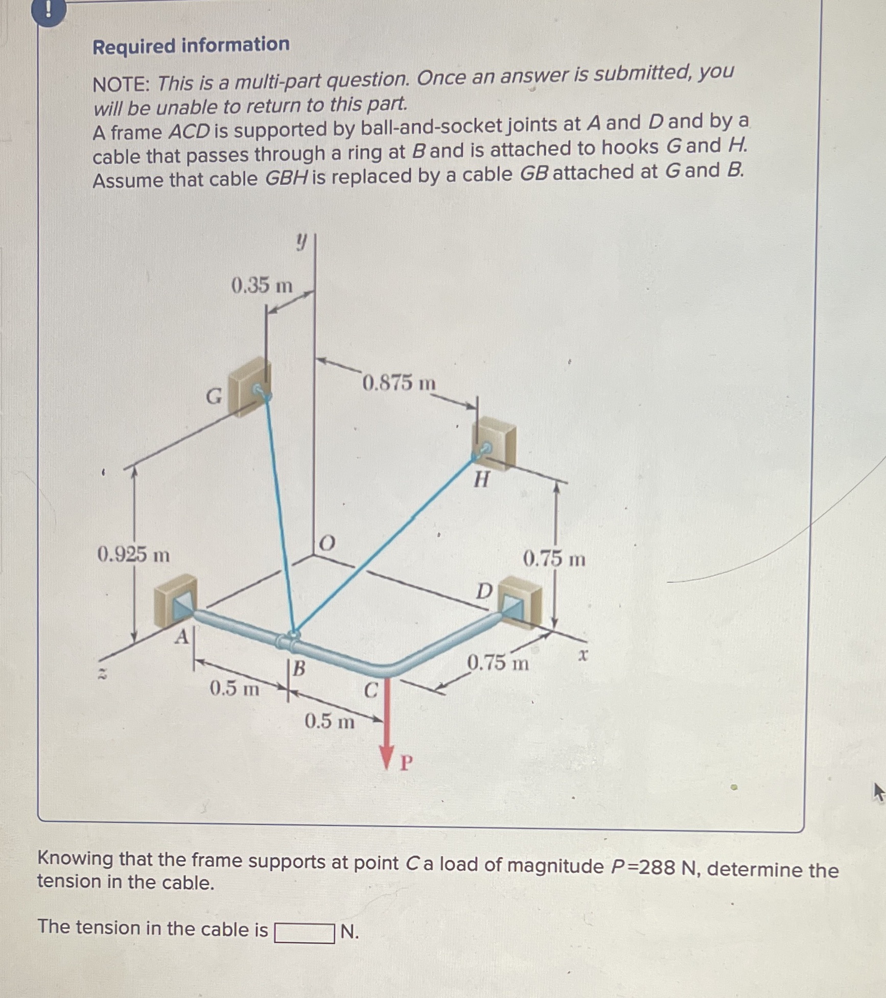 How do i solve this Required information NOTE: This is a multi-part