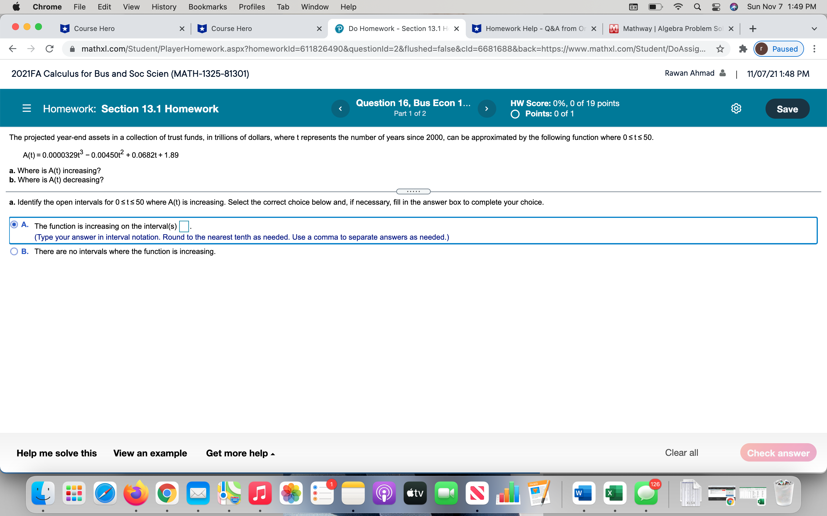 X Homework Help - Q&A from Or x X Mathway | Algebra