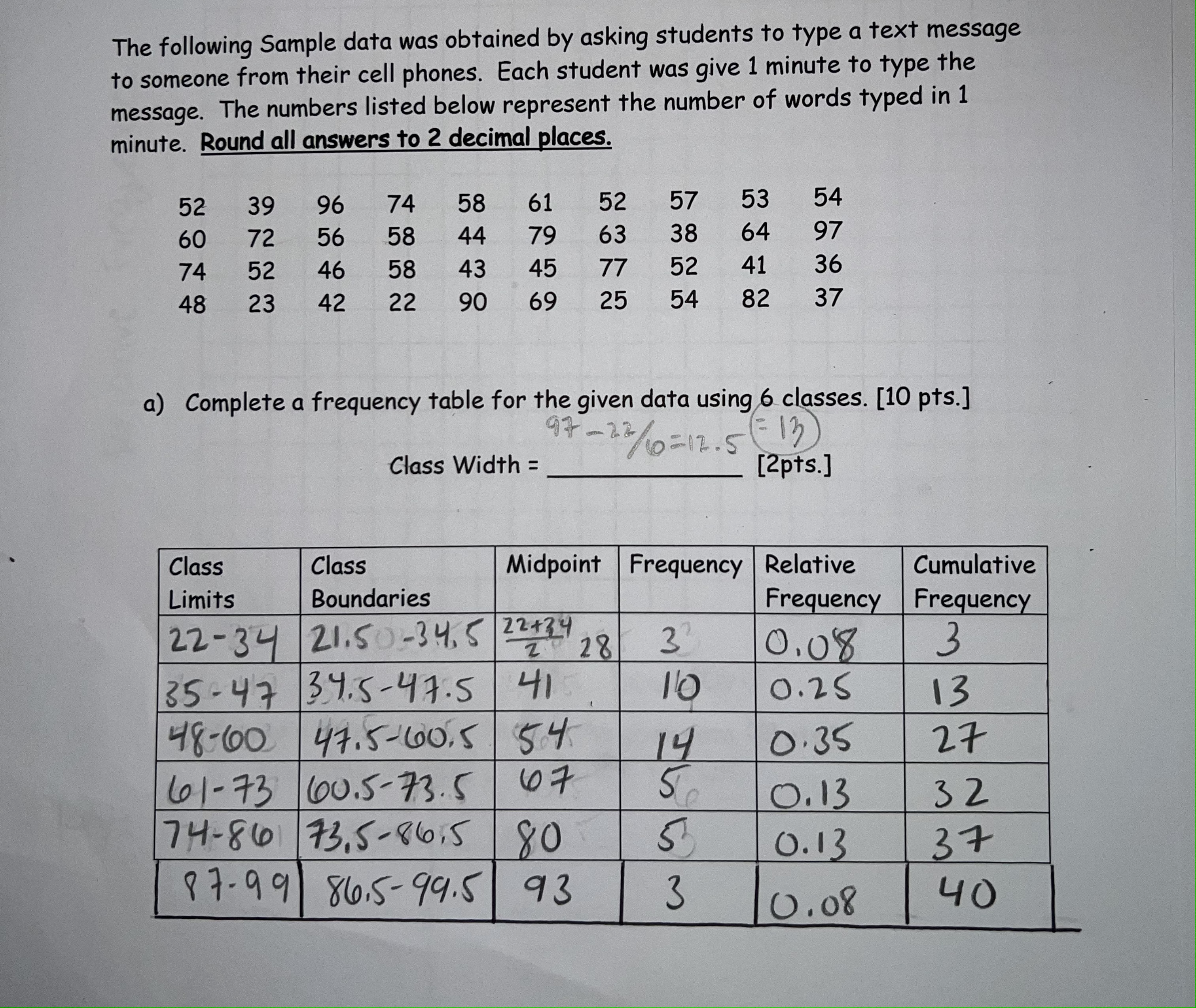 Please draw a box and whisper plot with the numbers provided.