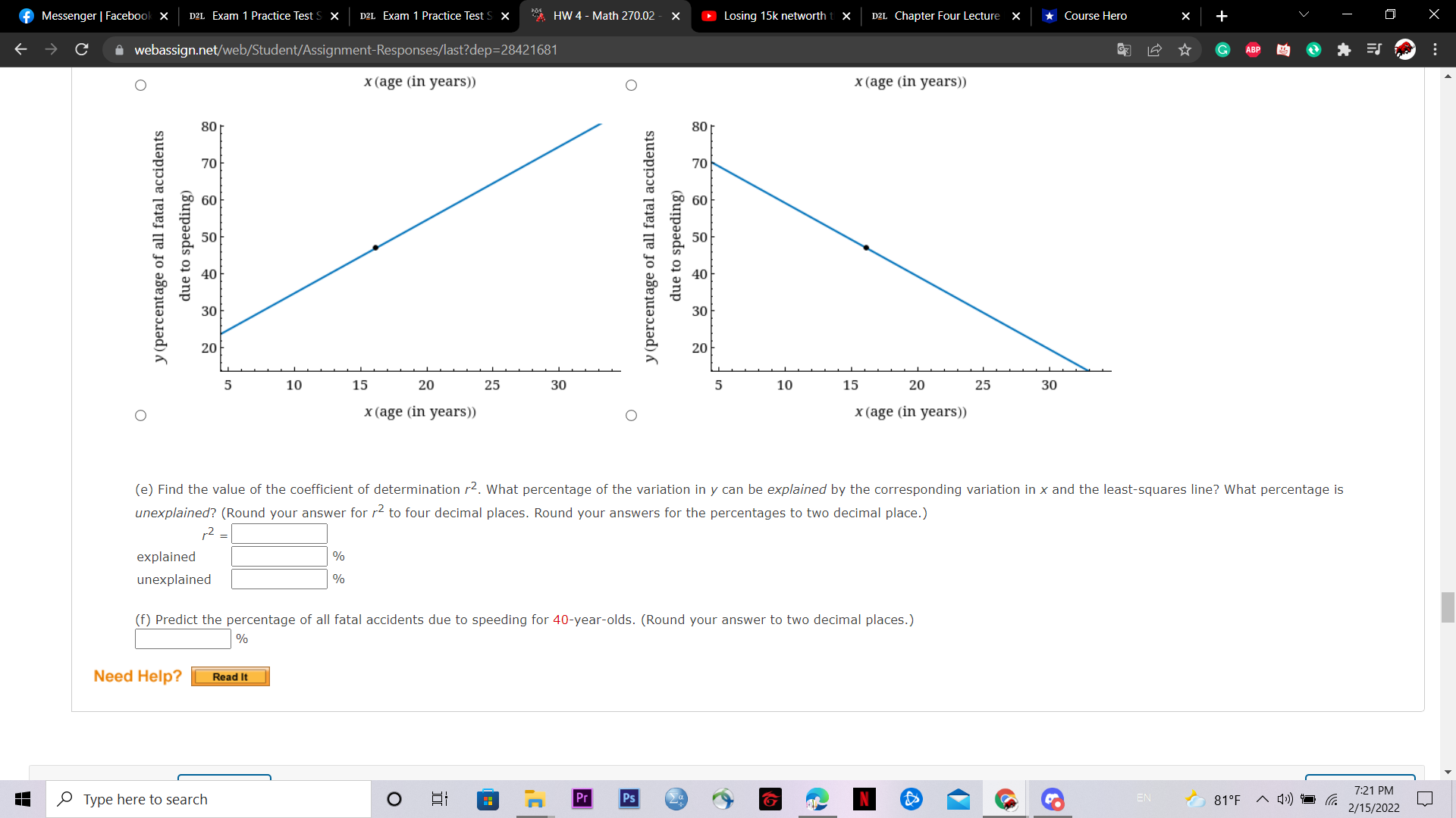 57 67 24 21 12 10 LO USE SALT Complete parts (a)
