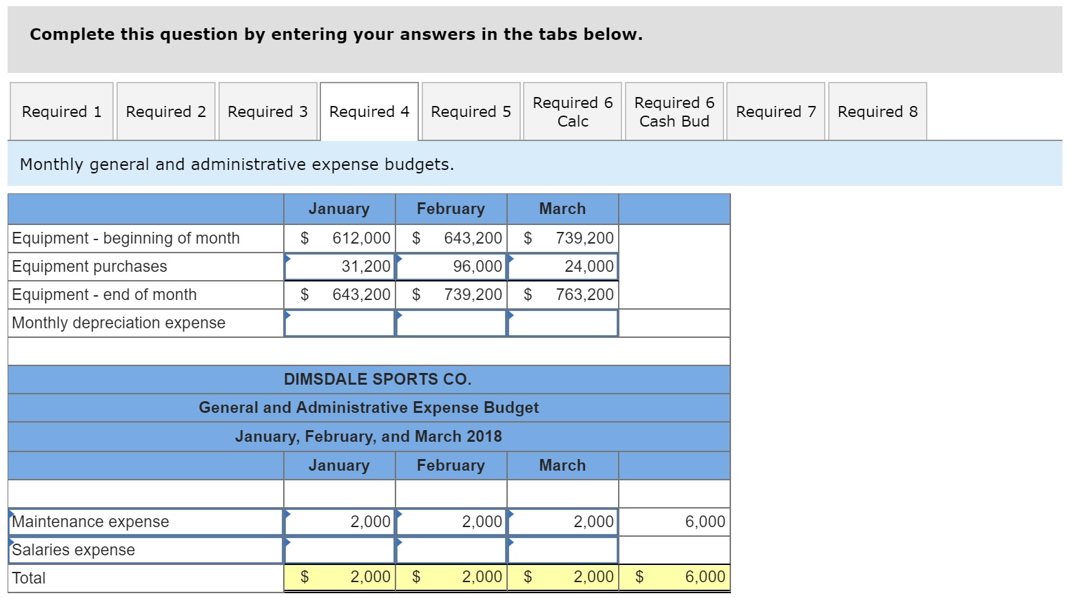 Having a little trouble solving the missing cells in diagram. A little