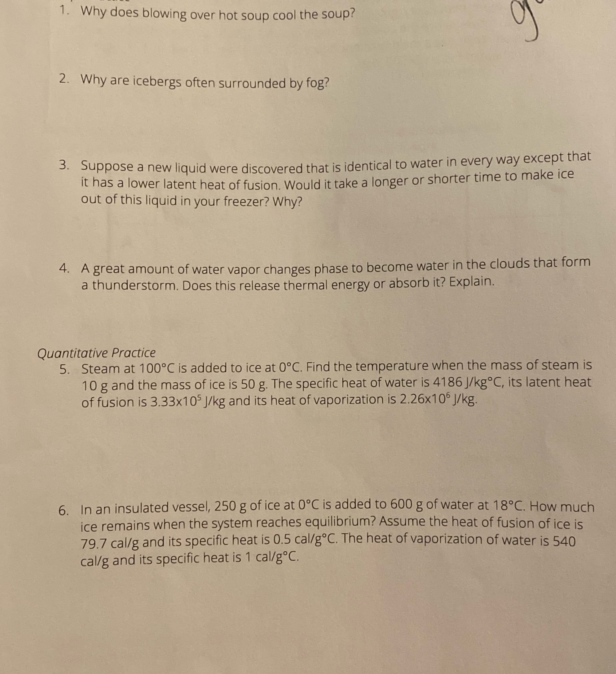 7. When a lead bullet hits a large solid target at high