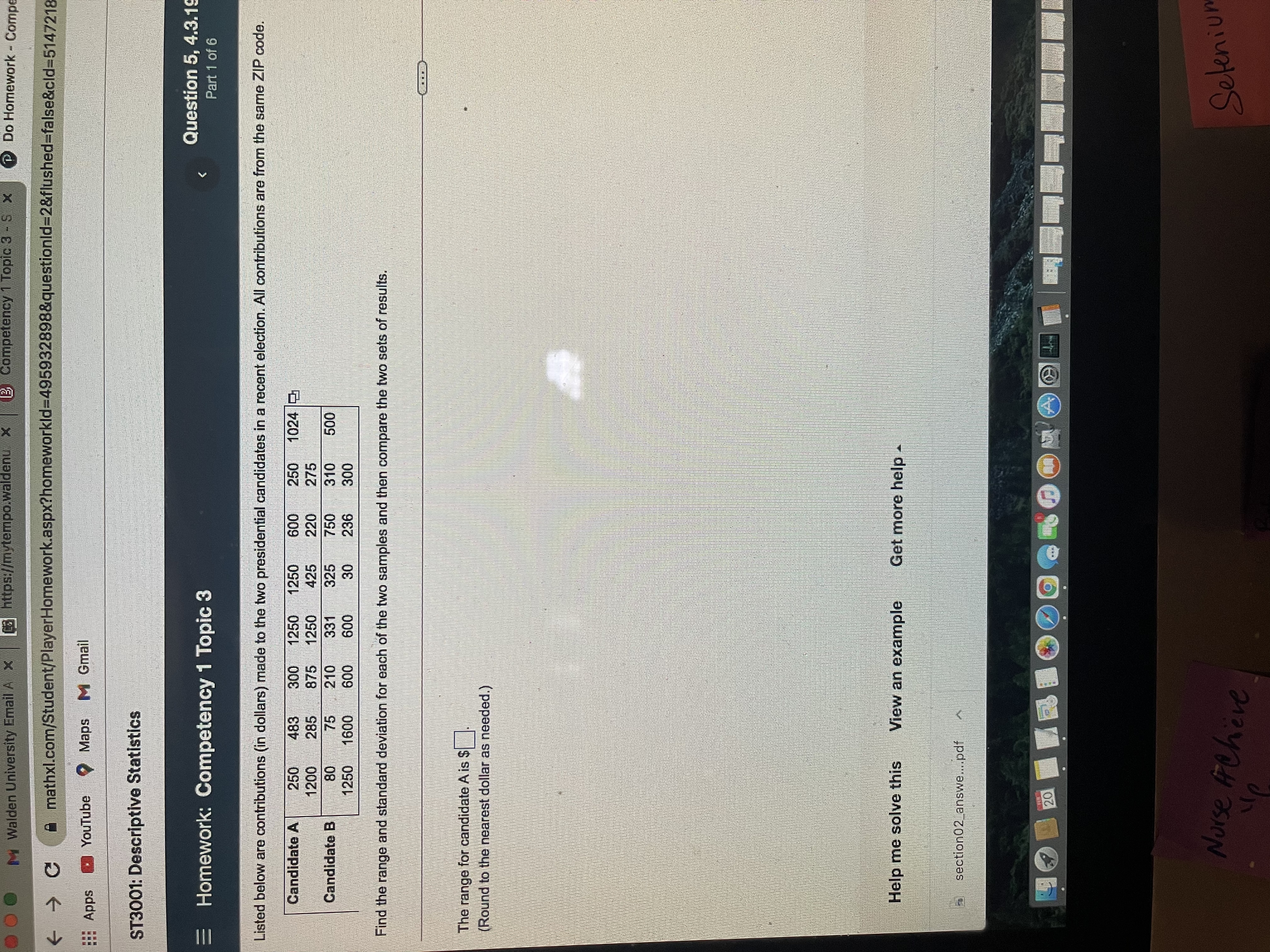 . Walden University Email A X https://mytempo.waldenu x B Competency 1