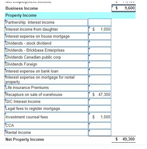 sole shareholder in Brickbase Enterprises Ltd., a Reginabased construction company. In addition,