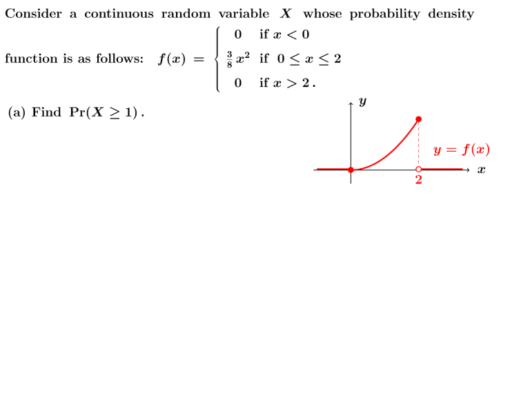 g I E 2 0 if a: :3- 2. (a) Find Pr(X