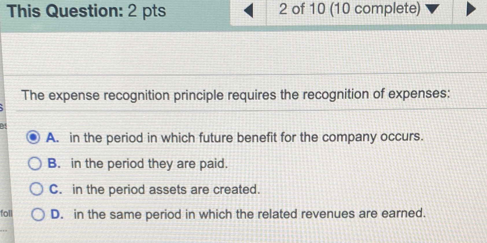 Can you help with this question! Thanks! This Question: 2 pts 2