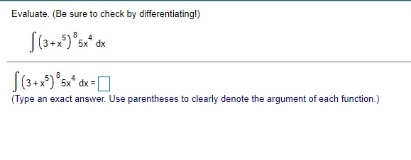 the function y = 19 - 3x using the Chain Rule. dy