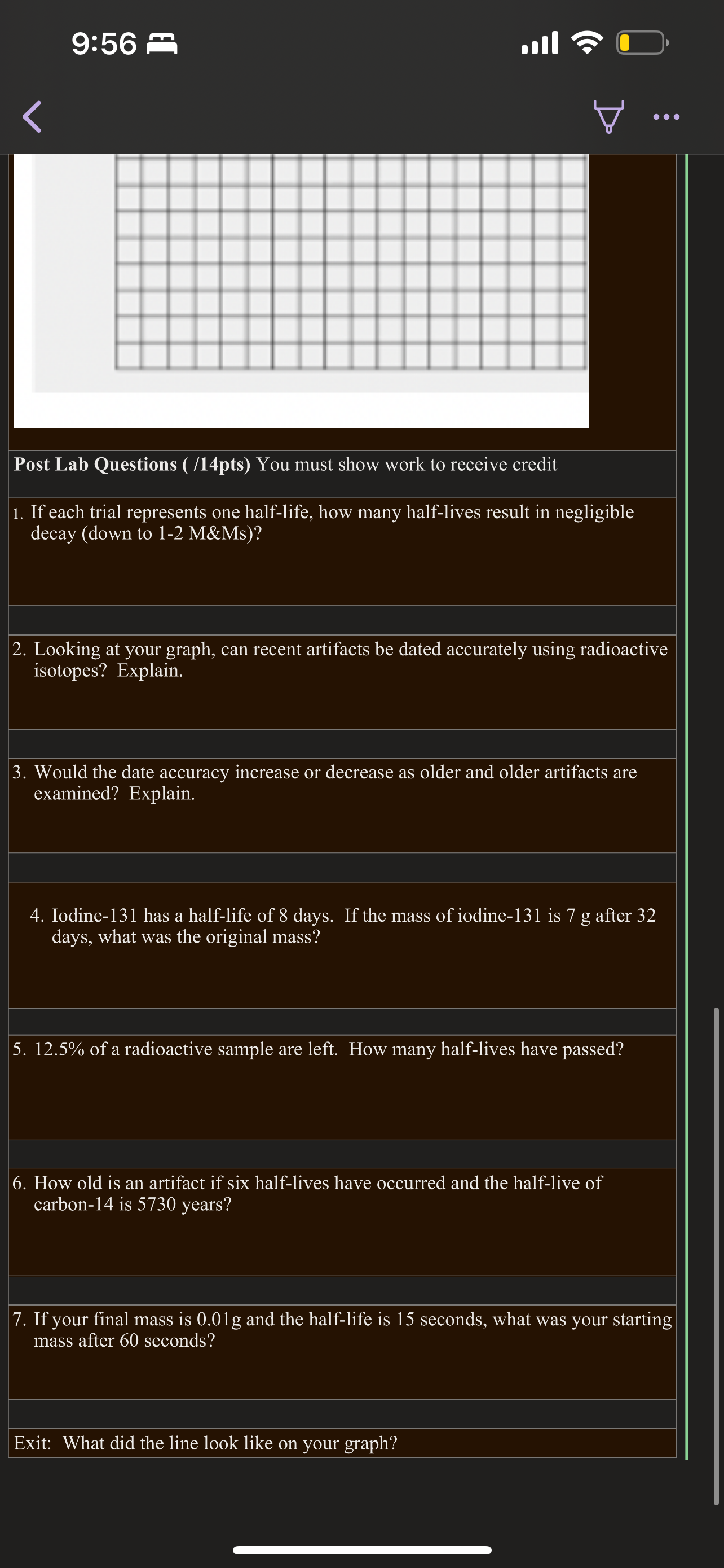 or more stable. All isotopes have different half-lives ranging from milliseconds to