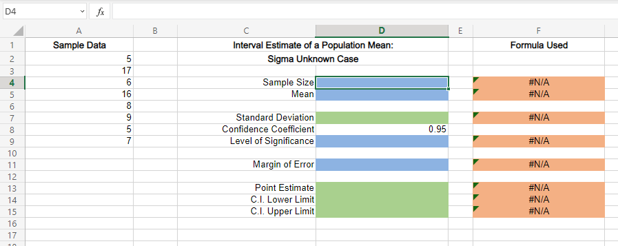 Excel Online file below. Use the data to answer the following questions