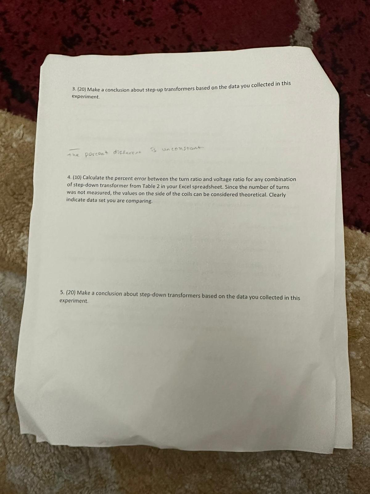 should be included on any numerical values that contain them. Failure to