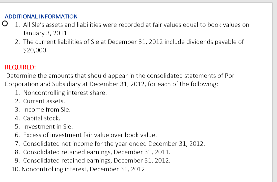 explain the answer in an easy and understand way ADDITIONAL INFORMATION 1.
