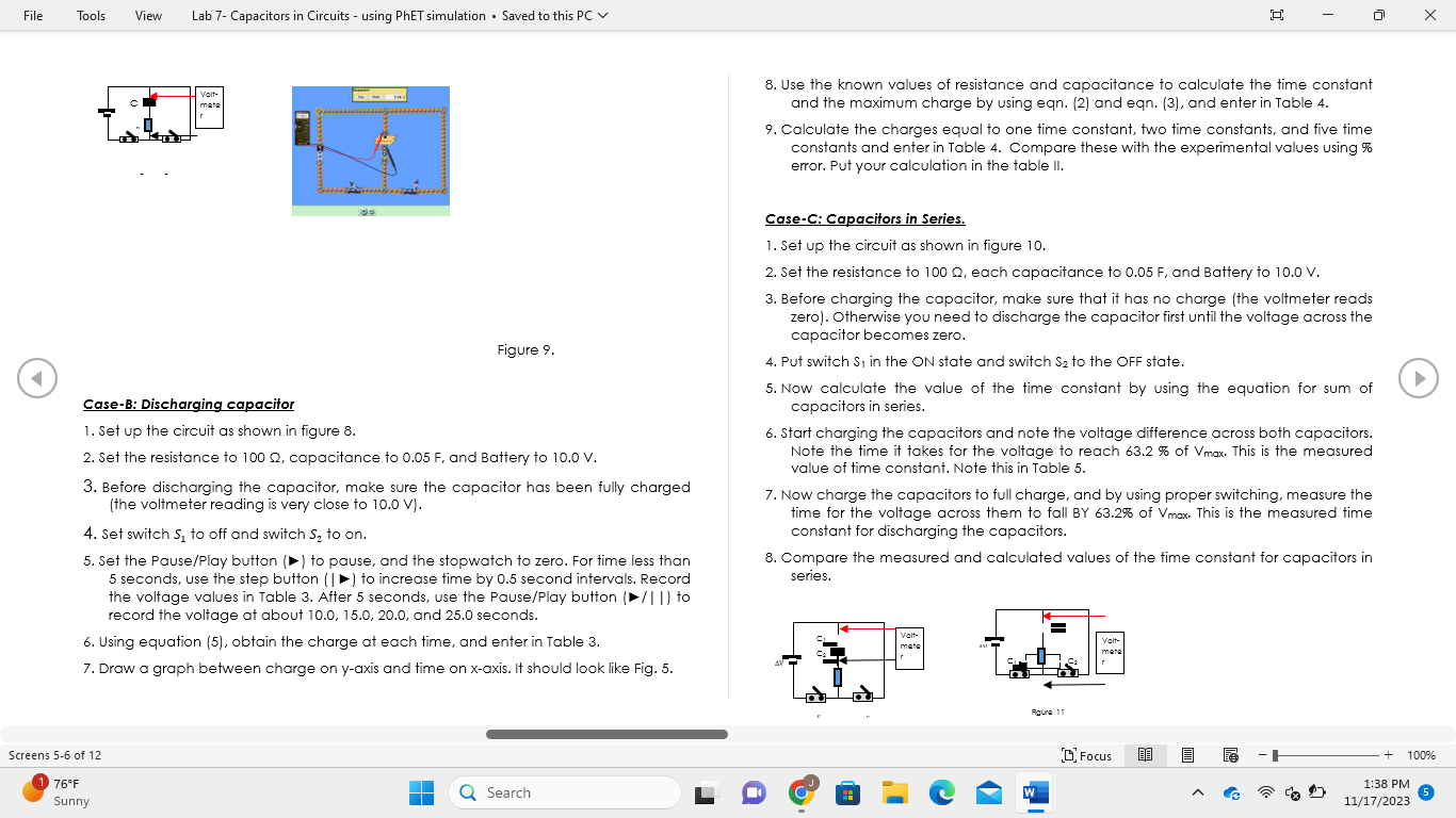 and enter in Table 4. 9. Calculate the charges equal to one