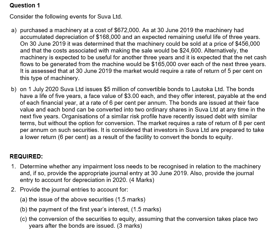 i need the answer for this question thank you. Question 1