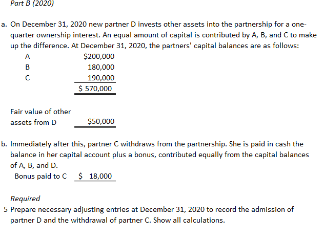 2019. The partnership's trial balance is shown on the "2019 Tr. Bal."