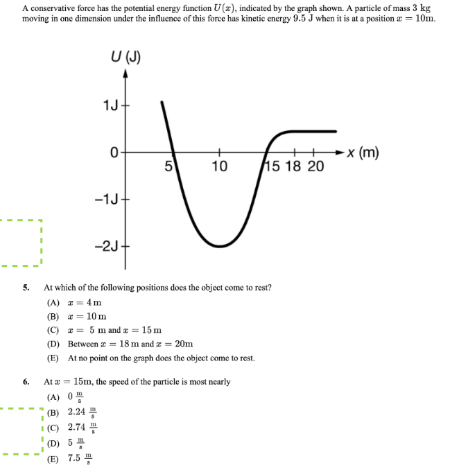 the block during the motion represented by the graph are most nearly