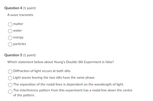 Only correct answers are needed, no explanation is required Question 1