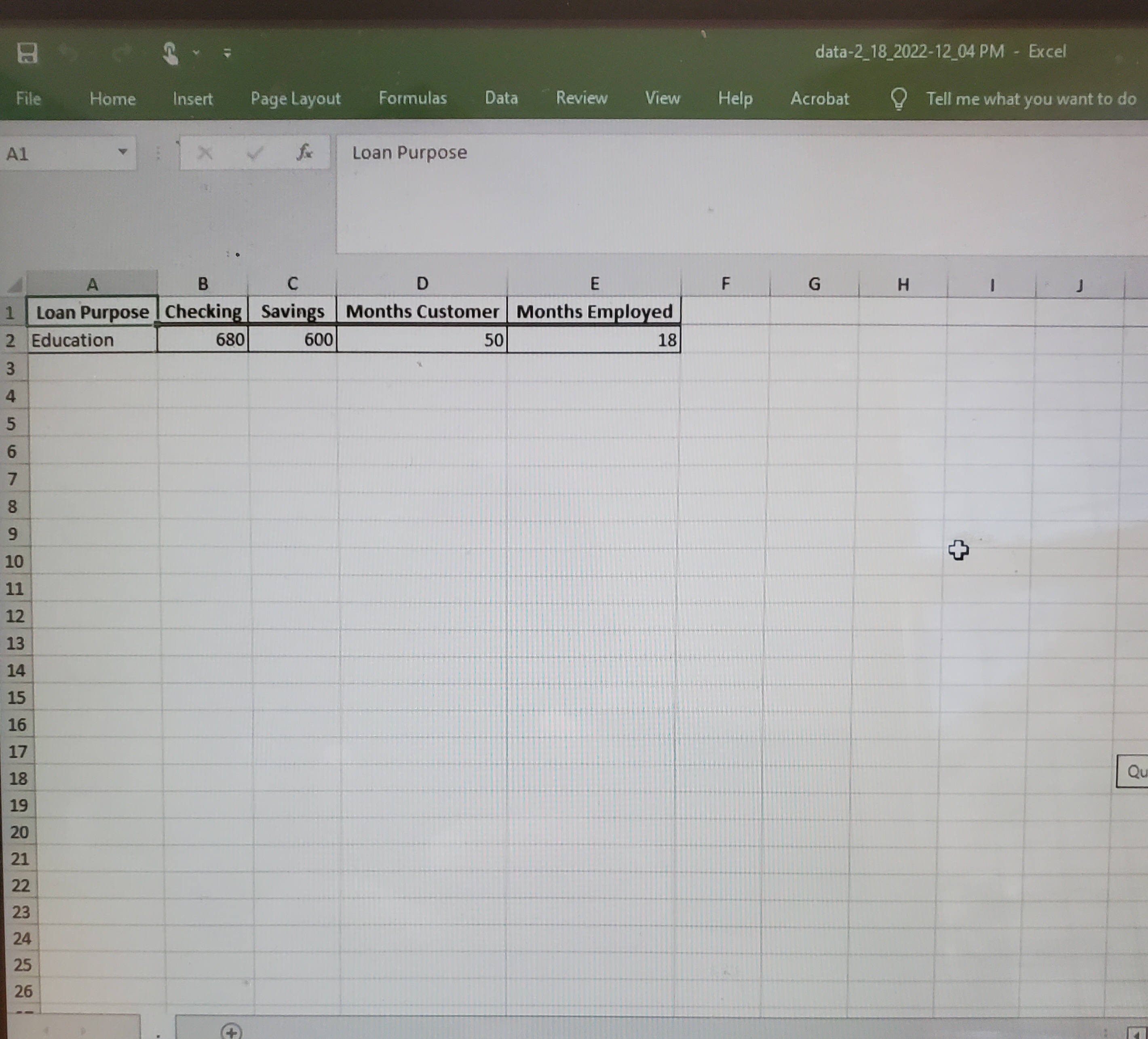 k-NN algorithm fork=1 to 5. Checking| saving Month s Employed Credit Risk