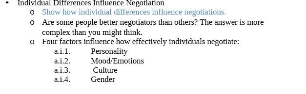 0 Are some people better negotiators than others? The answer is more