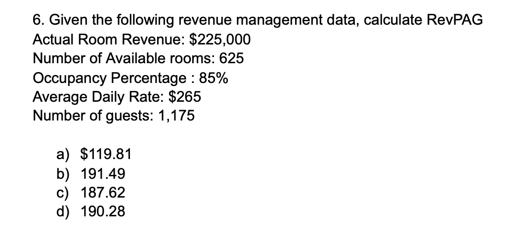 please answer question 1. Given the following data, forecast annual rooms