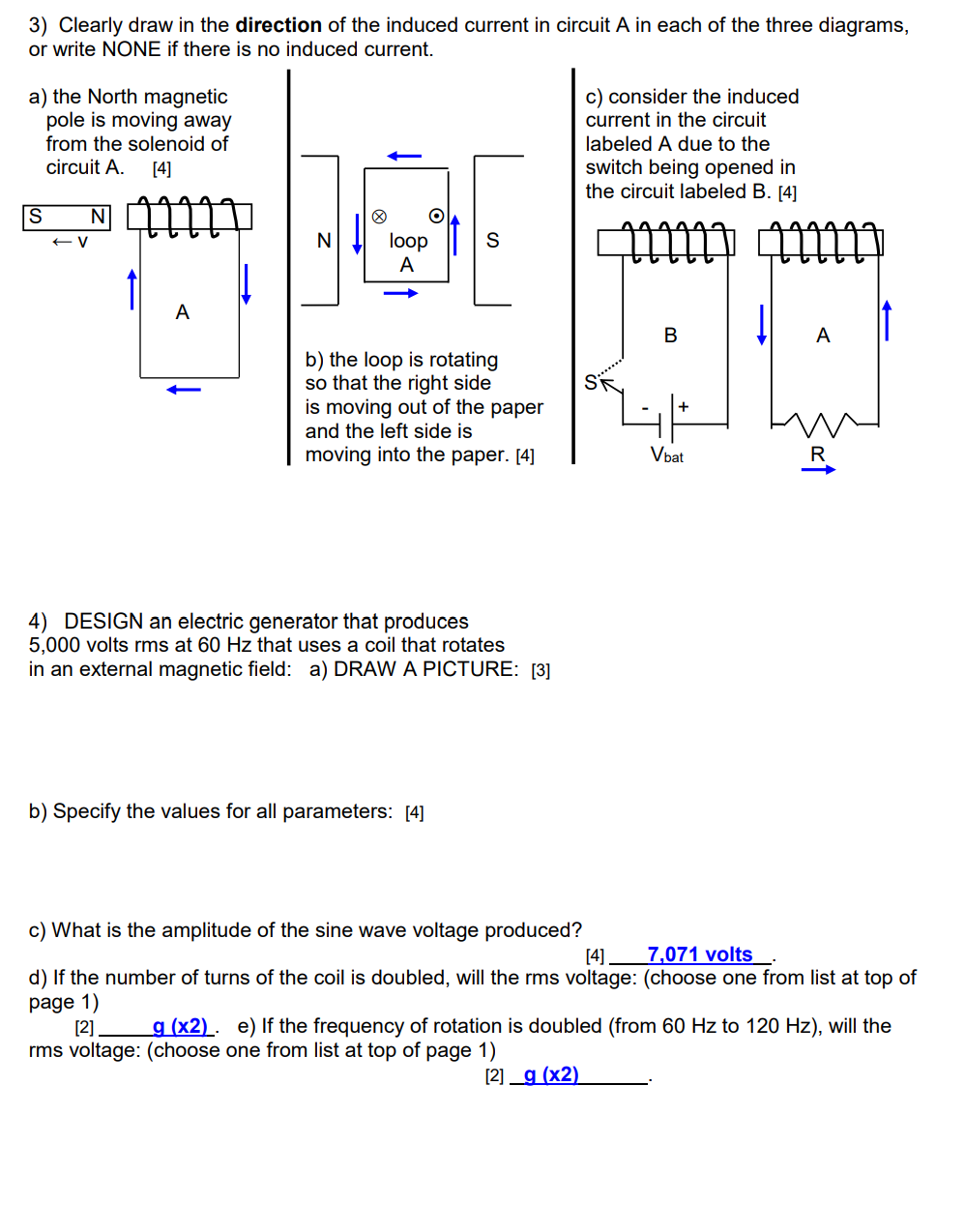  SOLVE THE QUESTIONS: RH = {88 CH1 = 1'1 [)0 CH2