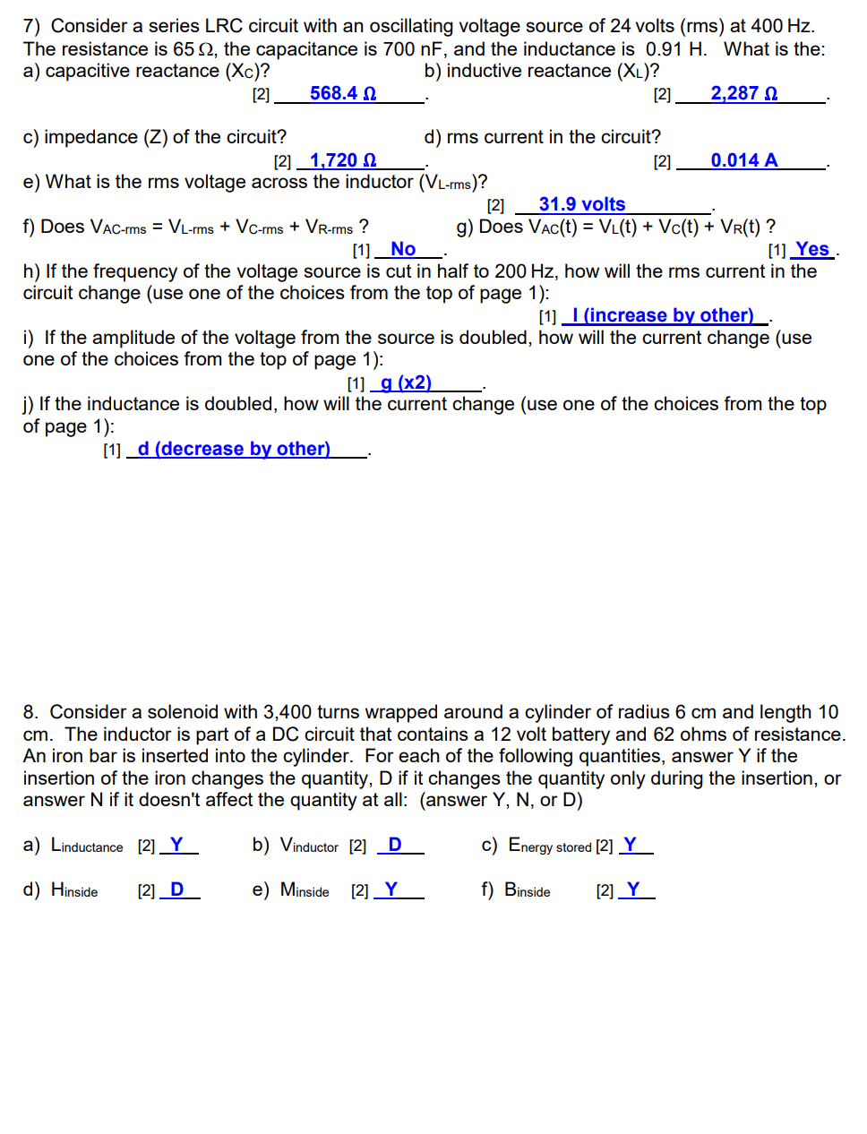 increase by a factor of V? b. decrease by a factor of