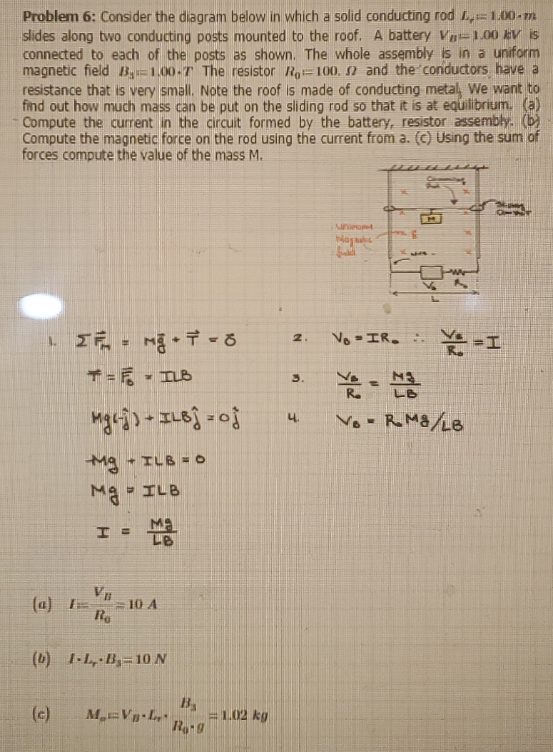 Can you please help me understand how my professor solved this Problem