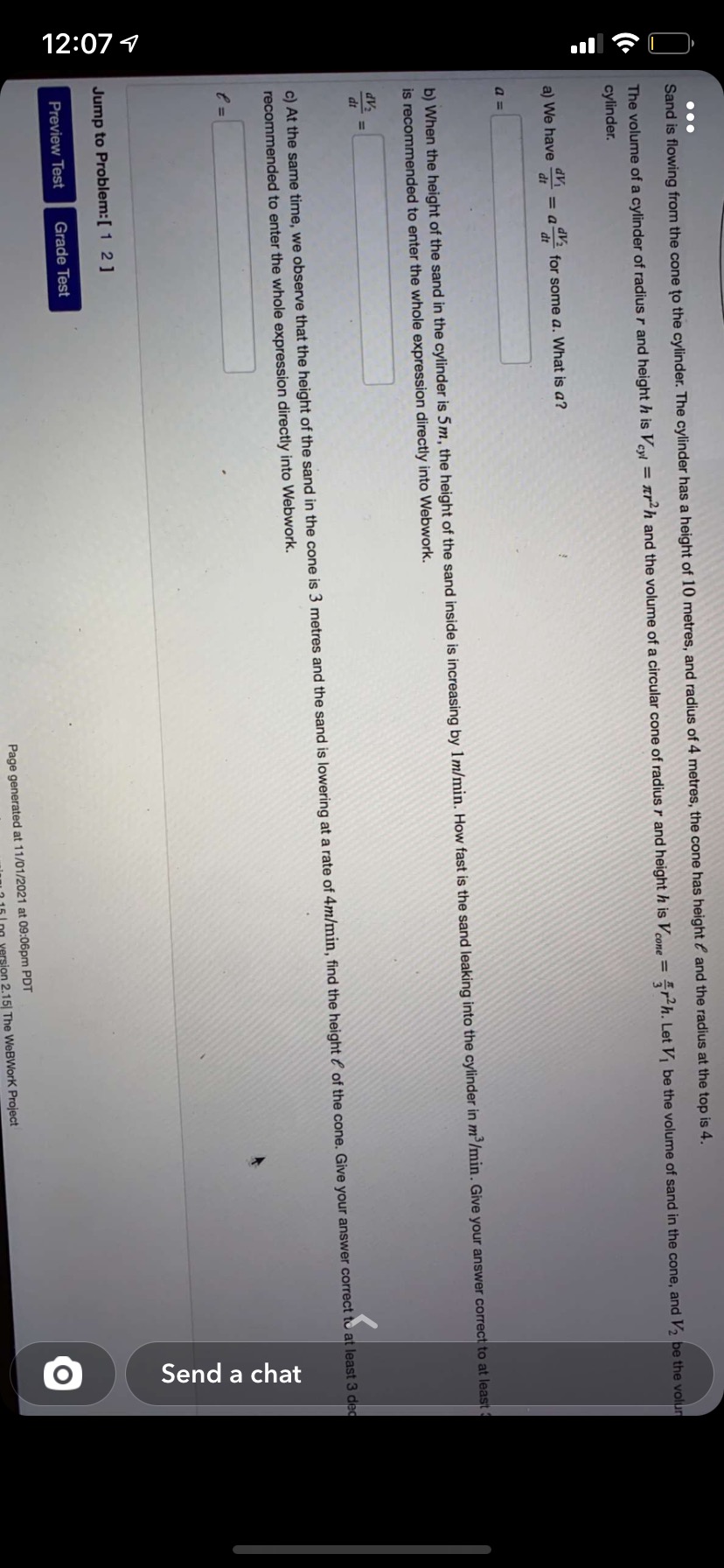 Please solve preview answers Remaining time: 20:313 (min:sec) Problem 2. (3