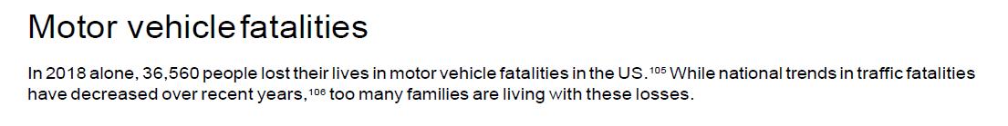 2017-2018 average total US trips per day 2.3 billion 3.1+ millionMotor vehicle