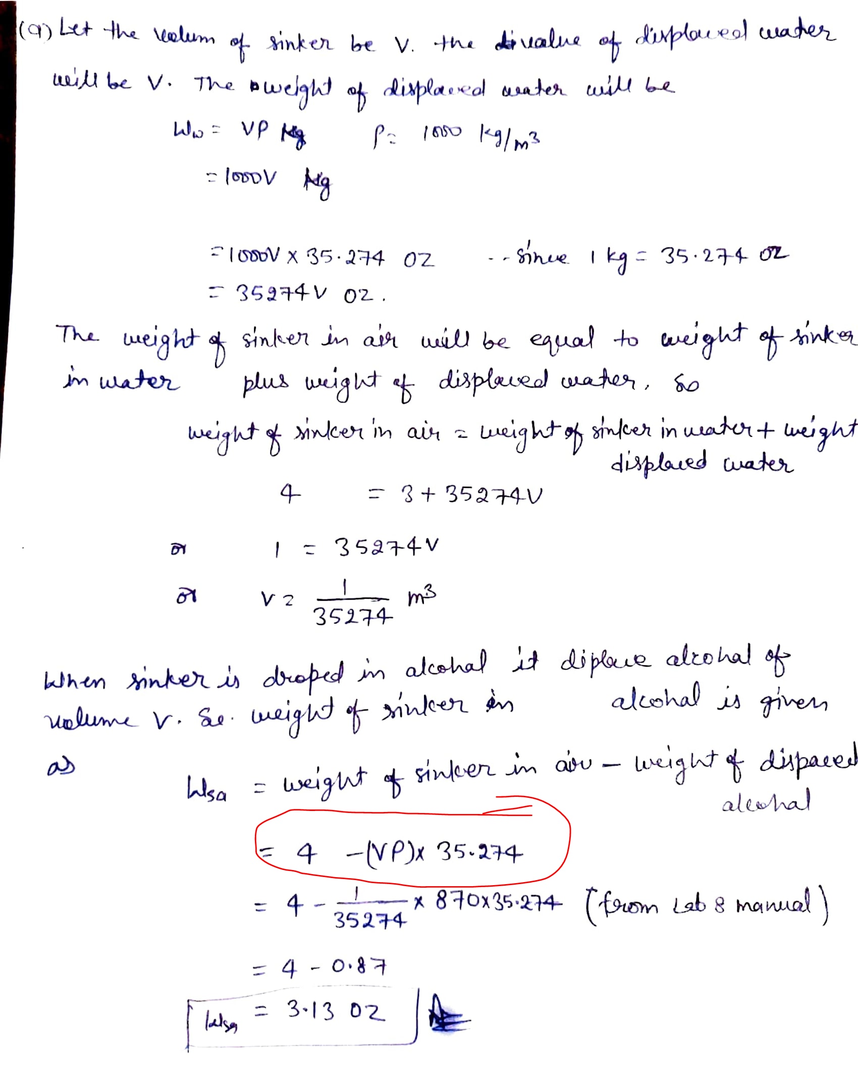 1cm3 WSA - WSW - 70 - 622. Refer to Lab 8