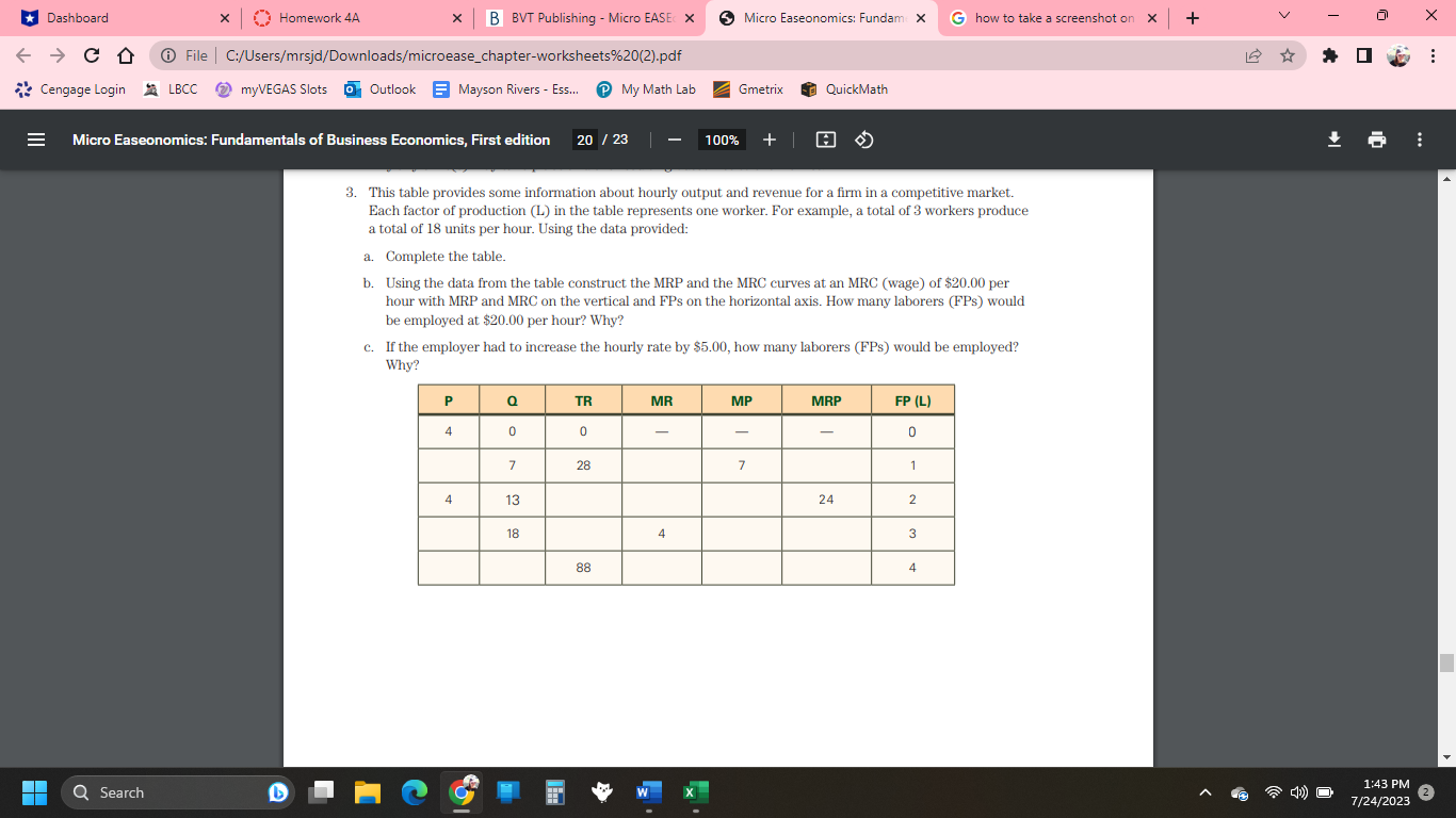  Dashboard x _ Homework 4A X B BVT Publishing - Micro