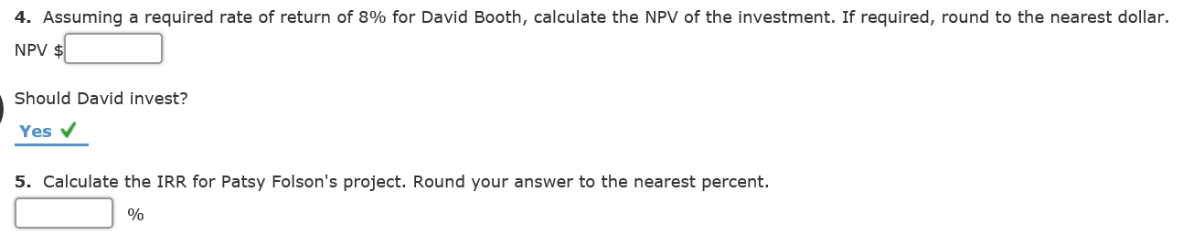 Payback, Accounting Rate of Return, Present Value, Net Present Value, Internal